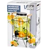 Vilde Gėrimų dozatorius su kraneliu ir stovu 8L juodas