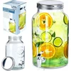 Vilde Gėrimų dozatorius su čiaupu, 6,2 l, stiklinis