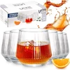 Stiklinės Vilde 350 ml, 6 vnt. iš rifliuoto stiklo