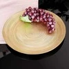 Nežinomas Serviravimo lėkštė, 28 cm, aukso, stiklas