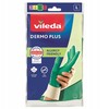 Vileda Dermo Plus ‘L’ Gloves Žalias Cotton, Nitrile