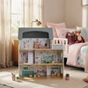VimToys B70S Drewniany domek lalek taras priedai komplektas XXL
