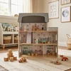 VimToys B70S Drewniany domek lalek taras priedai komplektas XXL