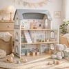 VimToys B70S Drewniany domek lalek taras priedai komplektas XXL