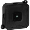 Tuščia ant paviršiaus montuojama dėžutė su 4 įvadais VIPLAST VP-2 Juodas IP44 85x85x35mm 027-05