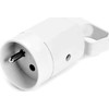 Lizdas 315-01 su įžeminimo kilpa 2P+Z 16A 250V IP20 Baltas VIPLAST 315-01