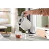 KitchenAid 5KEK1701EPL electric virdulys 1.7 L 2400 W Juodas, Nerūdijantis plienas, Baltas