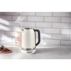 KitchenAid 5KEK1701EPL electric virdulys 1.7 L 2400 W Juodas, Nerūdijantis plienas, Baltas