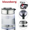 Virdulys, Elektrinis virdulys, stiklinis, su LED, 1,7 l, Klausberg, kb-7888