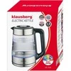 Virdulys, Elektrinis virdulys, stiklinis, su LED, 1,7 l, Klausberg, kb-7888