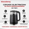 Virdulys, Elektrinis virdulys, stiklinis, juodas, LED panelė, 1 l, Klausberg, kb-7894
