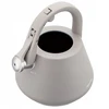 Virdulys, Plieninis virdulys su švilpuku, 2,5 l, matinės pilkos spalvos, indukcinis, klausberg kb-7949