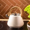 Virdulys plieno su gwizdkiem 2,5 l smėlio spalva, indukcija, klausberg kb-7950