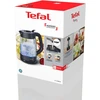 TEFAL Virdulys | KO2G08E0 | 2000 W | Electric | 1.7 L | Heat-resistant glass | 360° rotational base | Juodas/Transparent