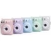Viršelis LoveInstant Byla FujiFilm Fuji INSTAX Mini 12 + Lipdukai ir kištukas nuotraukoms / Saldus triušis / violetinė Brocade