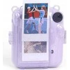 Viršelis LoveInstant Byla FujiFilm Fuji INSTAX Mini 12 + Lipdukai ir kištukas nuotraukoms / Saldus triušis / violetinė Brocade