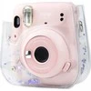 Viršelis LoveInstant Instax Mini 11 / Skaidrus violetinis Cekines
