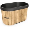 Virtufit Ledinė vonia Oval 500 – sulankstoma šalčio terapijai Ice Bath, ruda