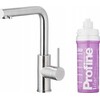 Virtuvės maišytuvas KFA DUERO PURE BASIC VIRTUVĖS MAIŠYTUVAS SU VANDENS FILTRAVIMO FUNKCIJA + PROFINE LILAC S FILTRŲ RINKINYS, INOX