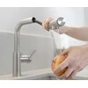 Virtuvės maišytuvas KFA DUERO PURE BASIC IŠTRAUKIAMAS VIRTUVĖS MAIŠYTUVAS SU VANDENS FILTRAVIMO FUNKCIJA IR IŠTRAUKIAMU SNAPELIU + HIDRO FILTRU, INOX