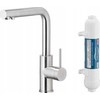Virtuvės maišytuvas KFA DUERO PURE BASIC VIRTUVĖS MAIŠYTUVAS SU VANDENS FILTRAVIMO FUNKCIJA + HIDRO FILTRU, INOX