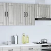 Sieninė virtuvės spinta "Lucca" Pilka Sonoma Engineered Wood