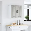 Sieninė virtuvės spinta "Lucca" Pilka Sonoma Engineered Wood