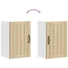 Sieninė virtuvės spinta "Lucca" Sonoma Oak Engineered Wood
