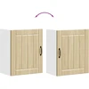 Sieninė virtuvės spinta "Lucca" Sonoma Oak Engineered Wood