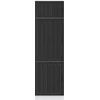 virtuvės spintelė "Lucca" Juodas Engineered Wood