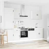 Virtuvinių spintelių komplektas, 7 dalių, Porto, balta