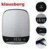 Virtuvinės svarstyklės Svarstyklės „Bluetooth“ virtuvės svarstyklės, dietinės, 5kg kalorijų analizės, grūdinto stiklo, „Klausberg“
