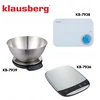Virtuvinės svarstyklės Svarstyklės „Bluetooth“ virtuvės svarstyklės, dietinės, 5kg kalorijų analizės, grūdinto stiklo, „Klausberg“