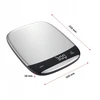 „Webber“ virtuvinės svarstyklės WEBBER INOX elektroninės tikslios LCD svarstyklės 10 kg, USB tara