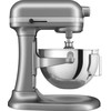 Virtuvinis kombainas KitchenAid Heavy Duty planetarinis maišytuvas su pakeliama 5,2 l metaline misa, sidabro spalvos