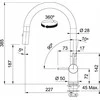 Virtuvinis maišytuvas Franke Bateria Franke Active Neo SM 115.0554.090 nikiel