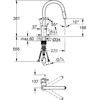 Grohe Concetto virtuvinis maišytuvas su ištraukiamu dušeliu. supersteel