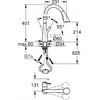 Grohe KRAUTUVE ZEDRA CHROME riebesnė