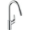 Hansgrohe Focus 240 virtuvinis maišytuvas su ištraukiamu snapu, chromas