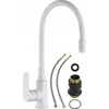 Virtuvinis maišytuvas Invena Joga Plus BZ-32-P02-C, baltas