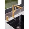 Virtuvinis maišytuvas KFA 6623-220-31 / / DUERO DESIGN / Baterija KUCHENNA ZLEW STOJĄCA Z WYCIĄGANĄ WYLEWKĄ I OBROTOWĄ WYLEWKĄ 2 FUNKCYJNĄ, PVD Auksinė SZCZOTKOWANY /