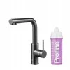 Virtuvinis maišytuvas KFA KFA baterija kuchenna su funkcija filtracji wody DUERO PURE BASIC + komplektas filtrujący PROFINE LILAC S, gun metal pilkas 6623-915-61