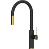 Stalo baterija Quadron Jennifer Q Line Slim Steel Q stovi juoda su aukso gatavų elementų (84818011)