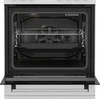 Viryklė Gas stove with electric orkaitė Beko FBE62120SWD