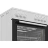 Viryklė Gas stove with electric orkaitė Beko FBE62120SWD