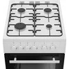 Viryklė Gas stove with electric orkaitė Beko FSE52029DWD