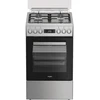Whirlpool Viryklė | W5G8LMX | Dujinė kaitlentė | Elektrinė orkaitė | Nerūdijančio plieno | Plotis 50 cm | Gylis 60 cm | 60 l