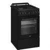 Viryklė Whirlpool Cooker | W5G8LMSWTB | Hob type Gas | Oven type Electric | Juodas | Plotis 50 cm | Gylis 60 cm | 60 L