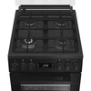Viryklė Whirlpool Cooker | W5G8LMSWTB | Hob type Gas | Oven type Electric | Juodas | Plotis 50 cm | Gylis 60 cm | 60 L