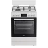 Viryklė Whirlpool Cooker | W6G8LMSWW | Hob type Gas | Oven type Electric | Baltas | Plotis 60 cm | Gylis 60 cm | 72 L